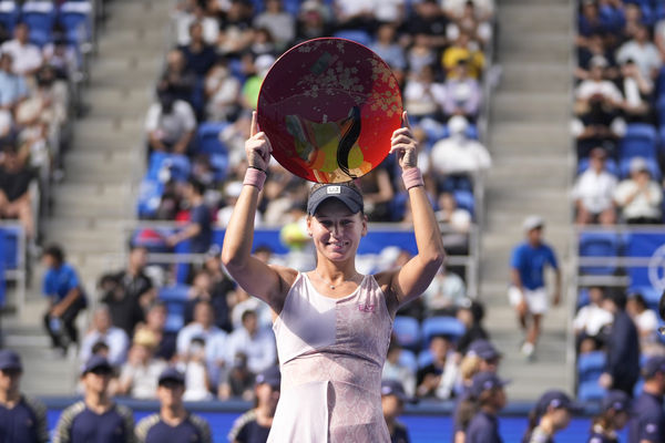 ▲▼東京女網賽冠軍Veronika Kudermetova        。（圖／達志影像／美聯社）