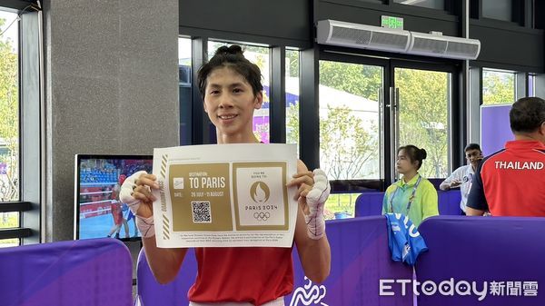 ▲▼台灣女拳王獲得巴黎奧運資格。（圖／記者杜奕君攝）