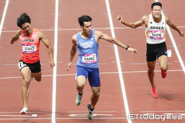▲亞運男子200公尺中華隊楊俊瀚晉級決賽。（圖／記者林敬旻攝）