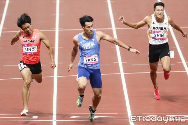 ▲亞運男子200公尺中華隊楊俊瀚晉級決賽。（圖／記者林敬旻攝）