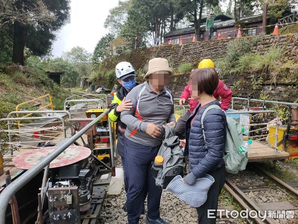 ▲▼劉姓男子登山失去意識。（圖／記者翁伊森翻攝）