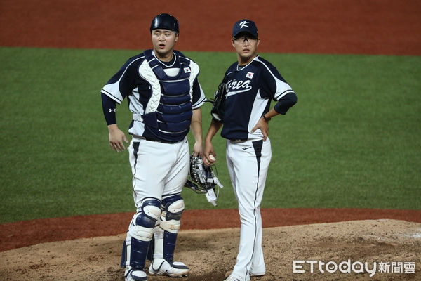 ▲亞運棒球南韓投手對上中華隊，無法壓制中華隊打線。（圖／記者林敬旻攝）