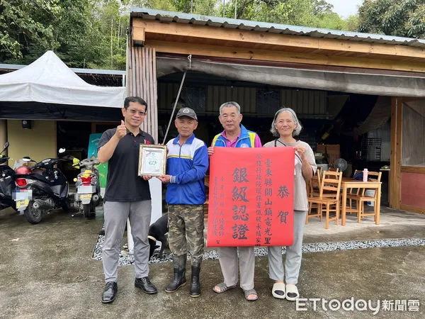 ▲關山鎮電光里榮獲低碳永續家園銀級認證。（圖／記者楊漢聲翻攝）