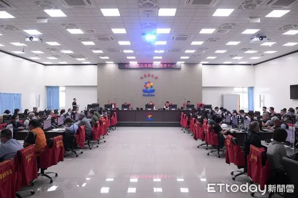 ▲▼花蓮縣消防局災害應變中心召開災中整備會議。（圖／花蓮縣政府提供，下同）