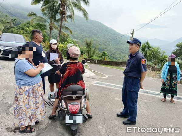 ▲里港警分局協助三地門鄉德文、達來村預防性撤村            。（圖／記者陳崑福翻攝，下同）