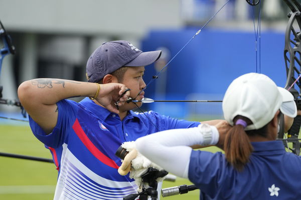 ▲亞運女子複合弓陳怡瑄、黃逸柔。（圖／中華奧會提供）