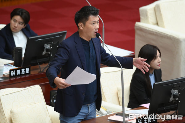 ▲▼台北市議員王閔生市政質詢。（圖／記者李毓康攝）