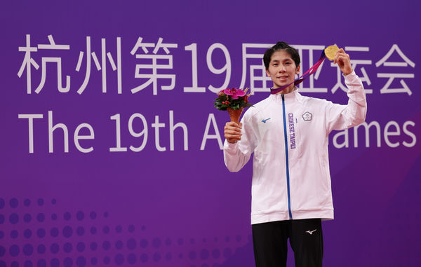 ▲林郁婷在本屆杭州亞運風光拿下拳擊女子57公斤級金牌殊榮。（圖／中華奧會提供）