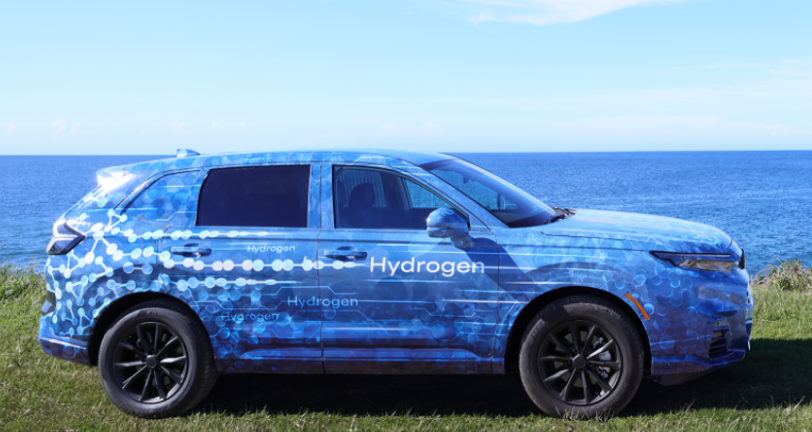 ▲HONDA計劃在明年推出氫燃料CR-V，近來測試車搶先曝光！（圖／翻攝自《BestCar》）