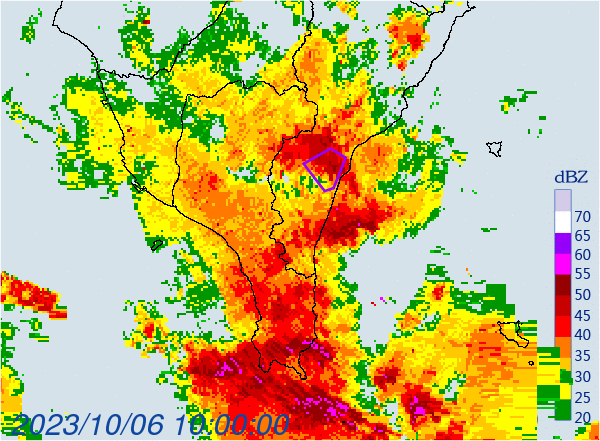 ▲▼氣象署針對台東縣發布大雷雨即時訊息。（圖／氣象署）