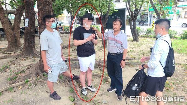 ▲台南市警一分局德高派出所查獲出面取款的李姓2名車手，保住李姓工程師107萬元。（圖／記者林東良翻攝，下同）