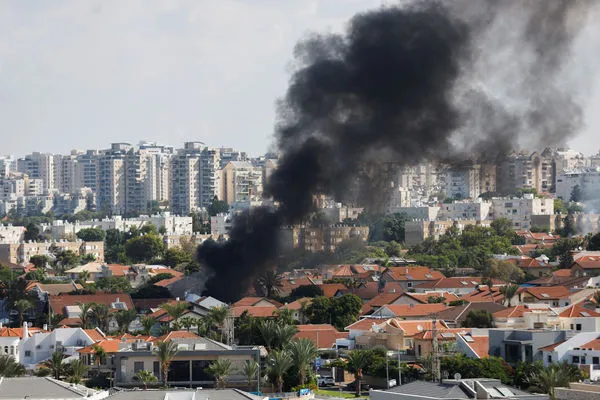 ▲▼ 加薩地區的巴勒斯坦武裝份子7日朝以色列發射大量火箭彈，巴勒斯坦激進組織「哈瑪斯」（Hamas）宣稱犯案。（圖／路透）
