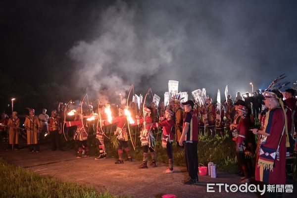 ▲▼花蓮市撒奇萊雅族火神祭，追悼百年前慘遭滅族的達固湖灣事件。（圖／花蓮市公所提供，下同）