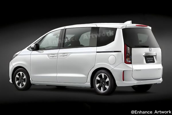 ▲日本人氣MPV HONDA Freed現身測試！最快有望今年登場。（圖／翻攝自《creative311》）