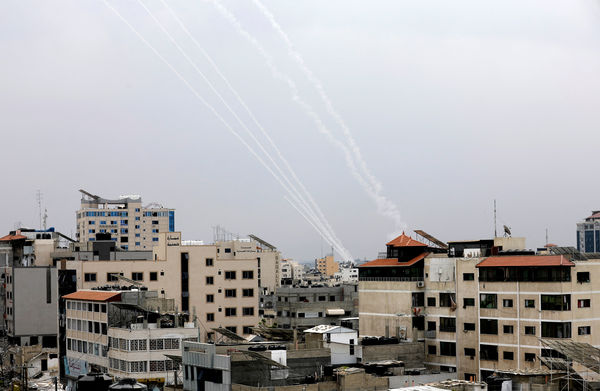 ▲▼ 9日又有火箭彈從加薩射向以色列。（圖／路透）