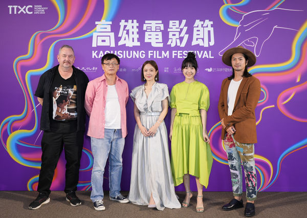 ▲電影《動物感傷の清晨》福地祐介、王允之、尹馨。（圖／高雄電影節提供）