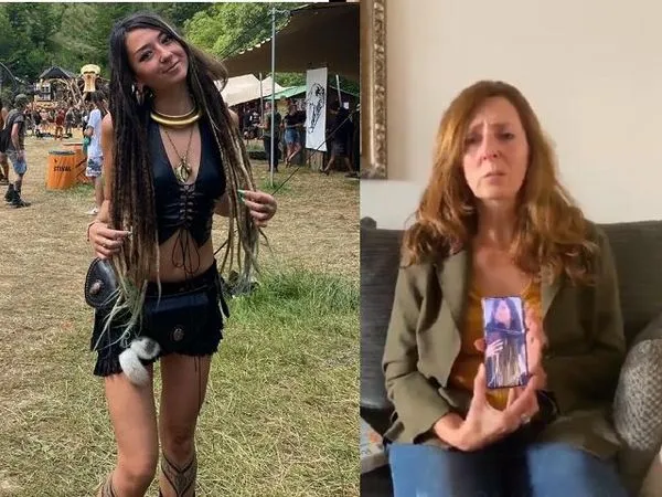 Shani Louk遭哈瑪斯武裝分子綁架下落不明，她的母親錄製一段影片向外界求援。（圖／X、IG／shanukkk）