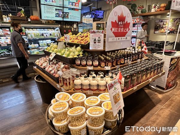 ▲▼city’super與加拿大駐台北貿易辦事處合作，打造規模最大「加拿大楓紅美食之旅」。（圖／記者林育綾攝）