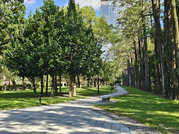 ▲▼國父紀念館景觀改造，映池倒映建築之美，中山文化園區東側步道將舉行「城市之森」藝術市集。（圖／國父紀念館提供）