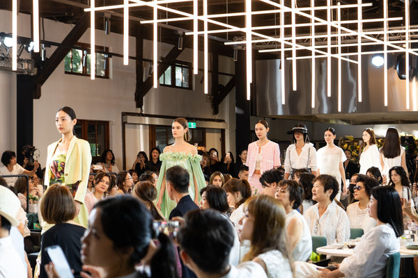 ▲臺北時裝周首日設計師Liyu Tsai 搶先華麗登場。