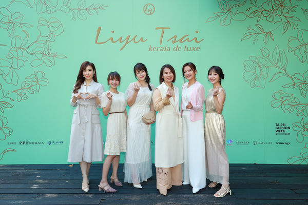 ▲臺北時裝周首日設計師Liyu Tsai 搶先華麗登場。