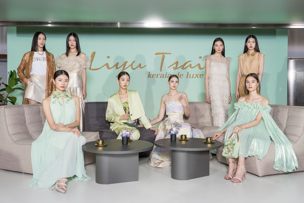 ▲臺北時裝周首日設計師Liyu Tsai 搶先華麗登場。