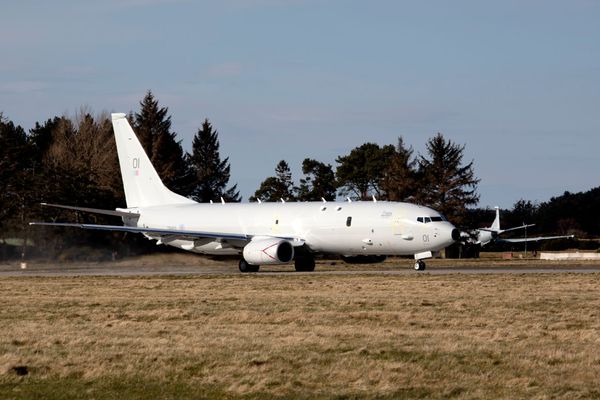 ▲▼P-8「海神式」（P-8 Poseidon）海上巡邏偵察機。（圖／英國皇家空軍）