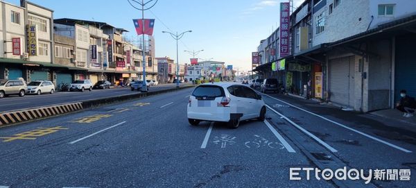 ▲▼花蓮縣壽豐鄉豐山村中山路口車禍。（圖／記者柯政誟翻攝）