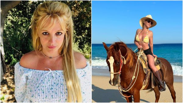 （外送稿用）▲小甜甜布蘭妮因無照駕駛被加州警方取締。（圖／翻攝自Instagram／britneyspears）