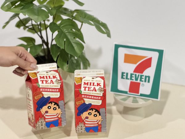 ▲▼7-11開賣蠟筆小新提拉米蘇風味奶茶。（圖／7-11提供）