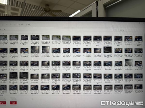 ▲▼台中警方緊盯70組鏡頭，7個多小時後終於在重劃區看到88歲張男身影。（圖／民眾提供，下同）