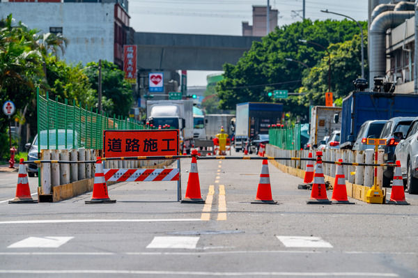 ▲蘆竹區南工路一段雨水下水道工程動工