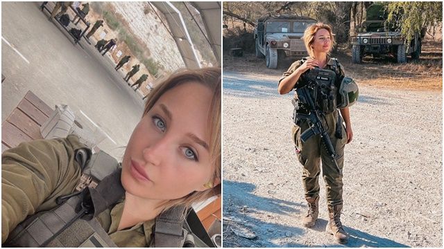 ▲▼以色列AV女優娜塔莉（Natalia Faveev）加入以色列國防軍（IDF）對抗哈瑪斯。（圖／翻攝Instagram@ gunwaifunatalia、X@nataliafadeev）