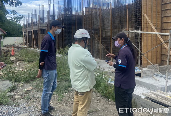 ▲環保局輔導營建工地空氣污染防制。（圖／記者楊漢聲翻攝）