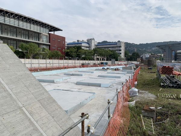 ▲▼錦和運動公園停車場力拚明年初完工。（圖／新北市政府提供）