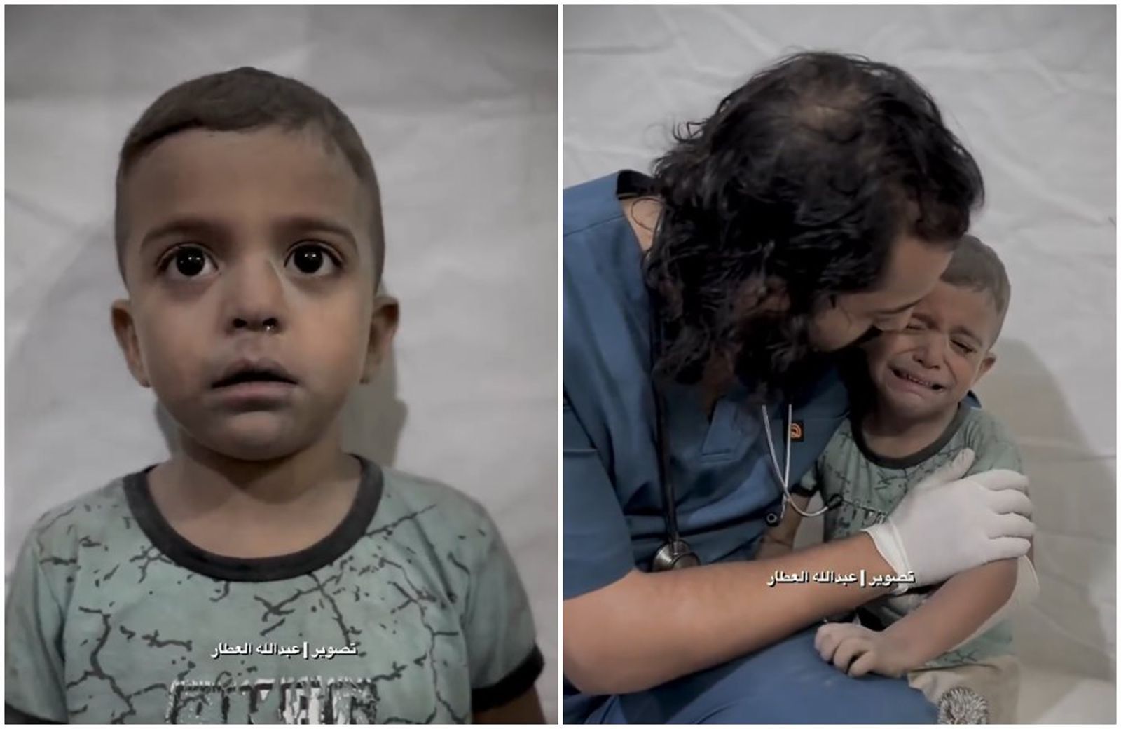 【以巴戰爭】巴國倖存男童遇爆炸驚嚇顫抖　被醫師抱懷裡放聲大哭！全網心碎