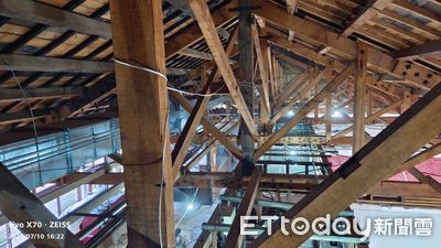 阿里山賓館百年歷史館整修 珍貴百年檜木桁架開箱展現