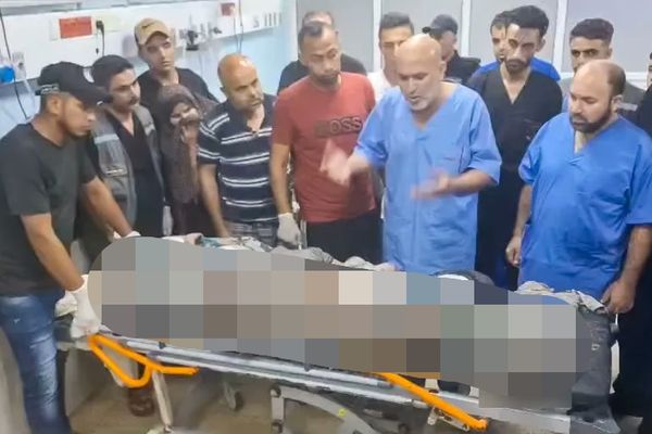 加薩歐洲醫院院長阿卡德（Yousef al-Akkad）呼籲以色列停止空襲。（圖／翻攝自X／@LeMediaEn442）