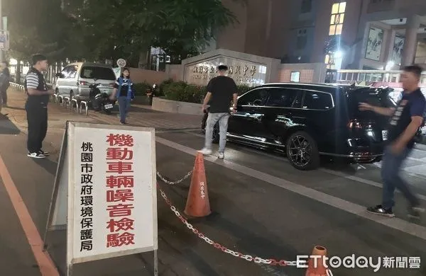 ▲環、警聯合取締噪音小組強力執行「靜桃專案」。（圖／桃園警分局提供）