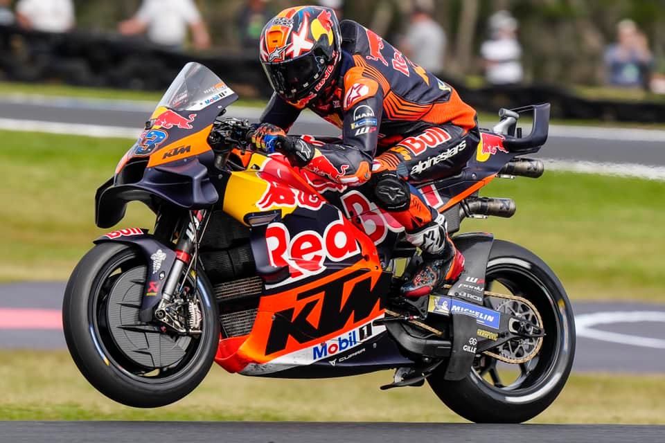 ▲MotoGP／杜卡迪包頒獎台「馬丁選錯胎痛失冠軍」！澳洲站周六速報。（圖／翻攝自MotoGP）