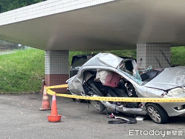 ▲▼國道3號雲林斗六段4死車禍。（圖／記者蔡佩旻攝）