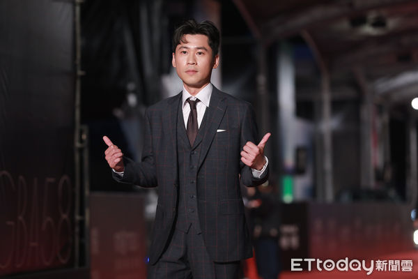 ▲▼第58屆電視金鐘獎戲劇類星光大道，黃迪揚（圖／攝影中心攝）