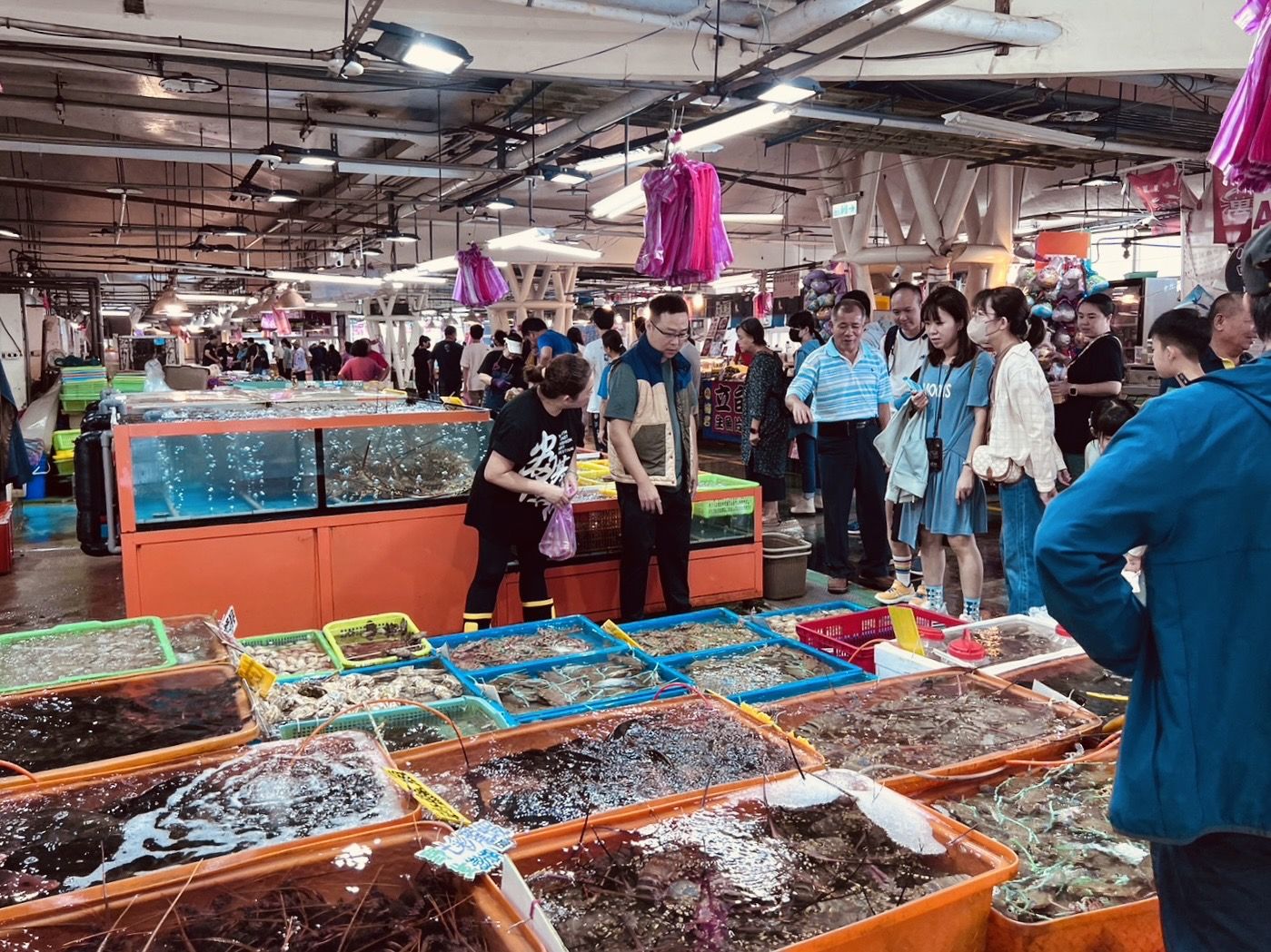 ▲石門富基魚市優惠大集合 消費滿額贈萬里蟹。（圖／新北市漁業處提供）