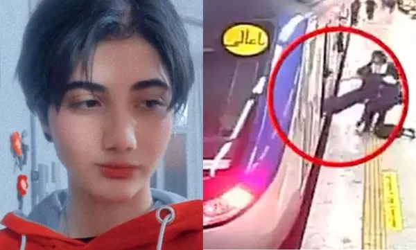「沒戴頭巾」被拖下車廂！伊朗16歲女遭施暴腦死　慘成艾米尼翻版。（圖／翻攝自推特）