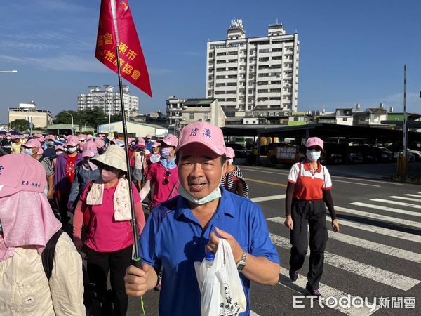 ▲屏東市清溪里里民健走活動　             。（圖／民眾提供，下同）