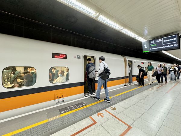 ▲台灣高鐵,搭高鐵,高鐵台中站。（圖／記者彭懷玉攝）