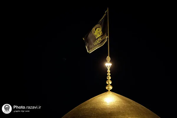 ▲▼象徵宣戰？ 中東敏感時刻 伊朗突升「黑旗」。（圖／翻攝自伊瑪目禮薩聖陵基金會）