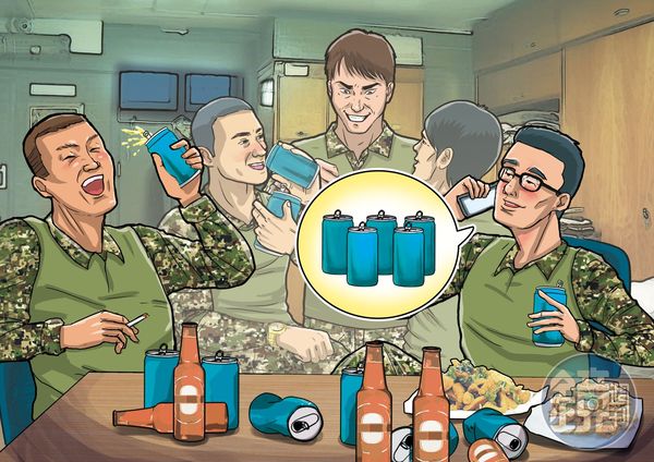 李姓新兵發生意外時，分隊內其他士官兵正在飲酒作樂。