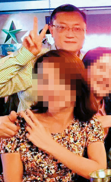 立榮航空營業部經理李繼唐（上）與女下屬（左下）高調不倫，引發爭議。（翻攝臉書）