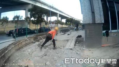 警察停等紅燈...工地2移工突拔腿逃竄　躲地下室藏菜園都被逮